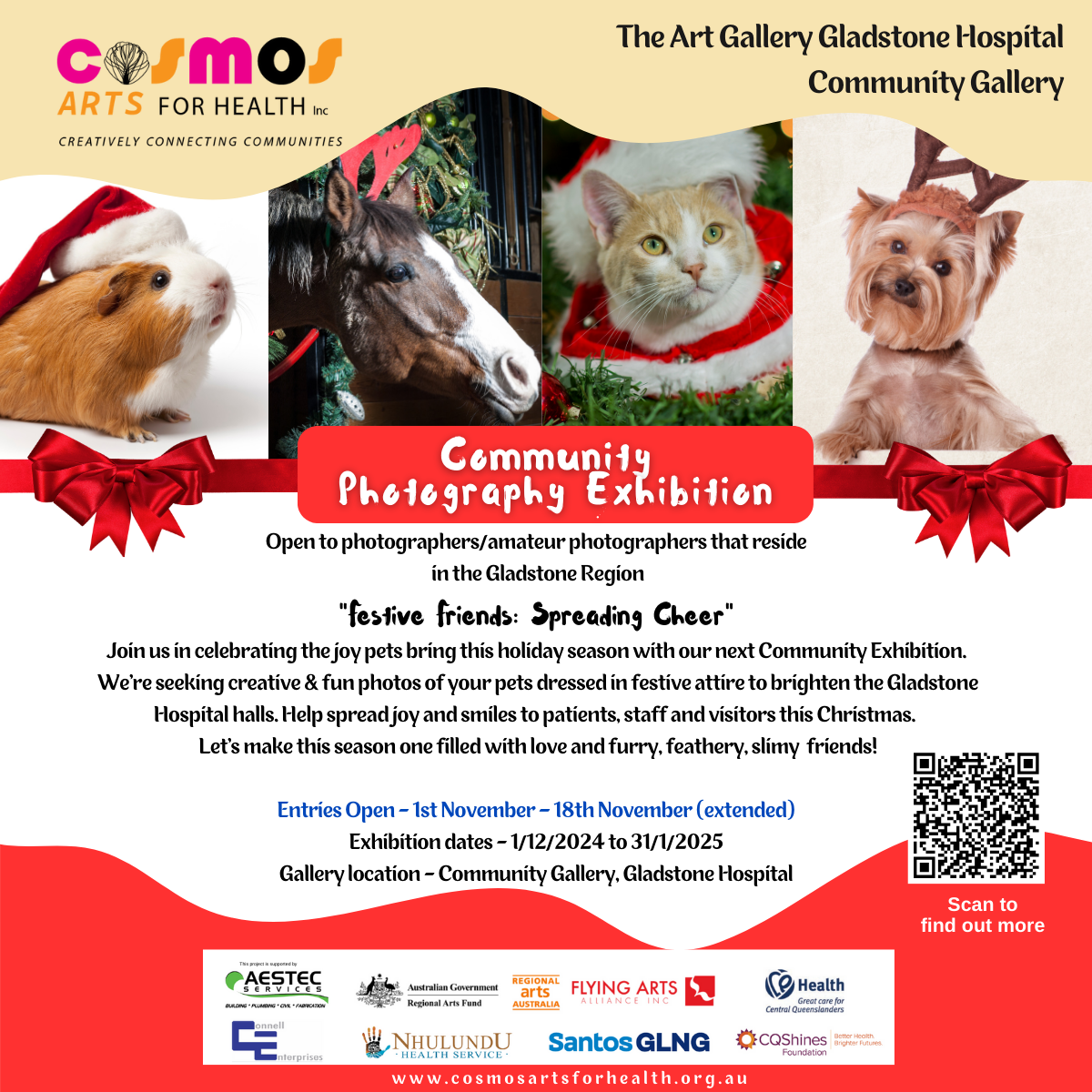 Community photography exhibition – Festive friends: Spread Cheer